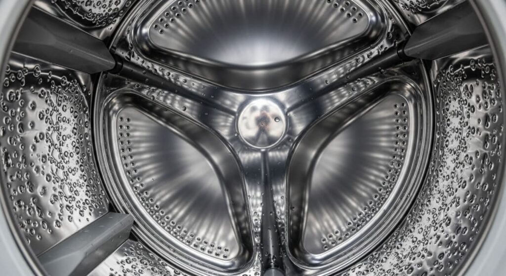 과탄산소다 통세척으로 깨끗해진 세탁기 내부 드럼