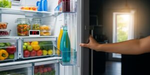 여름철 냉장고 적정 온도 3°C로 설정된 모습